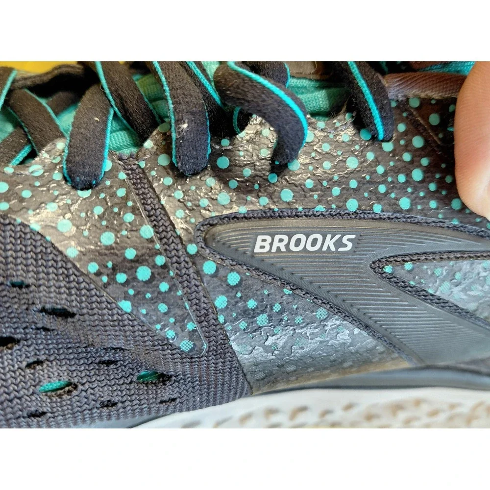 Brooks Glycerin 16 Wide D Mens Running Shoes Gray‎ Teal Size 11 USA